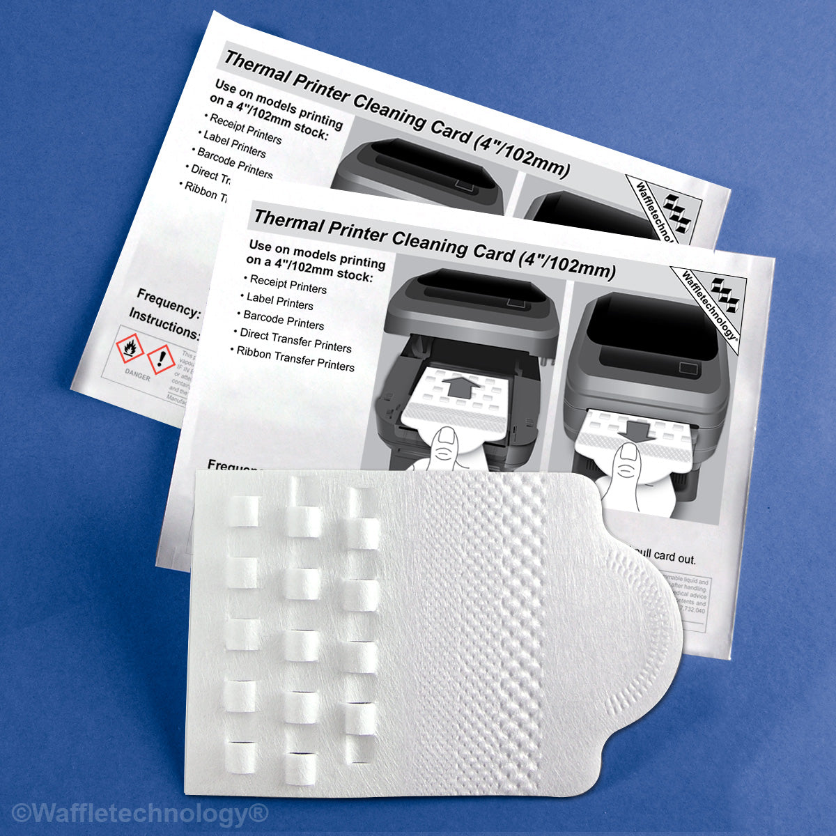 Thermal Printer Cleaning Card featuring Waffletechnology® – Canswipe